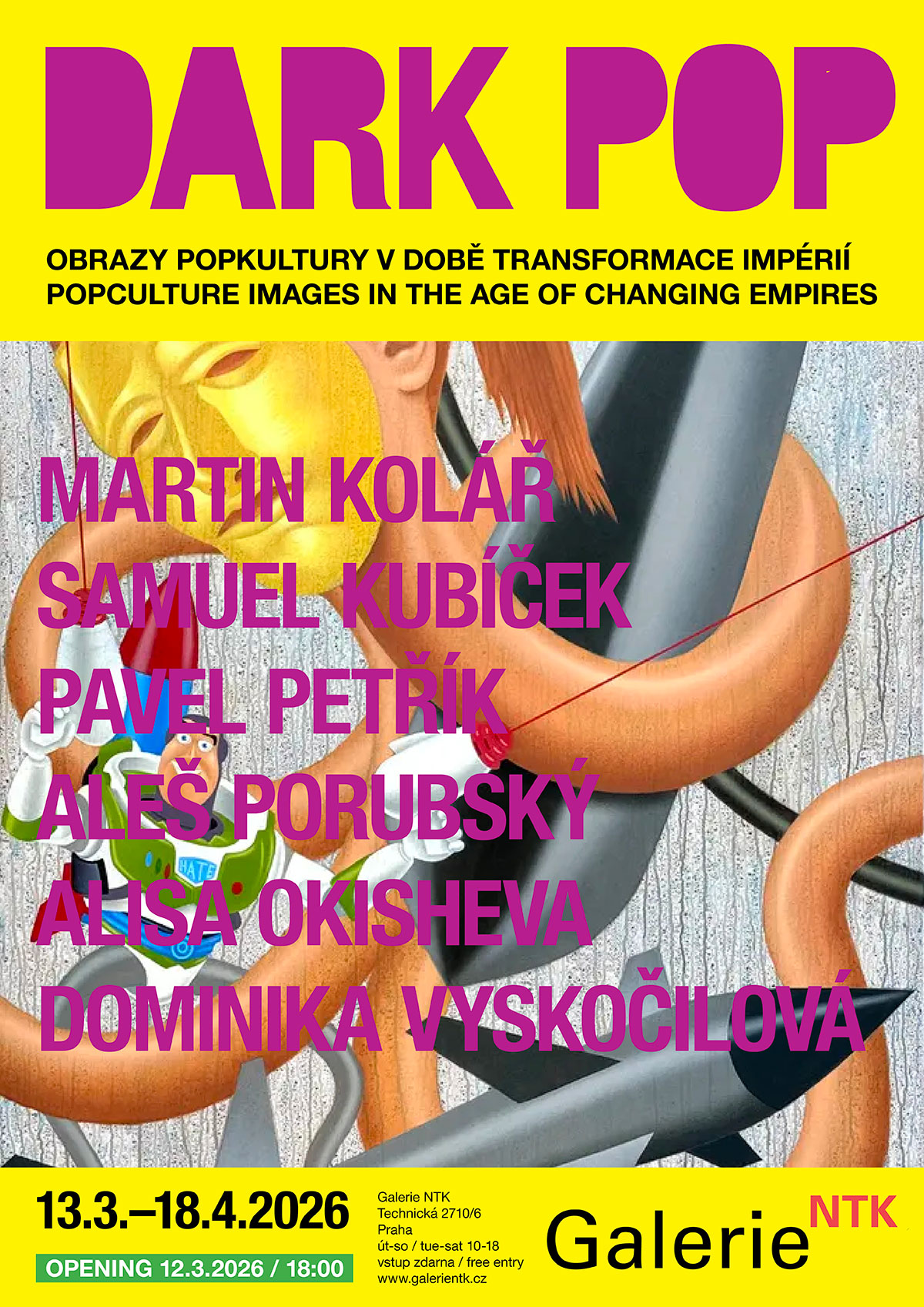 Plak&aacute;t k v&yacute;stavě DARK POP