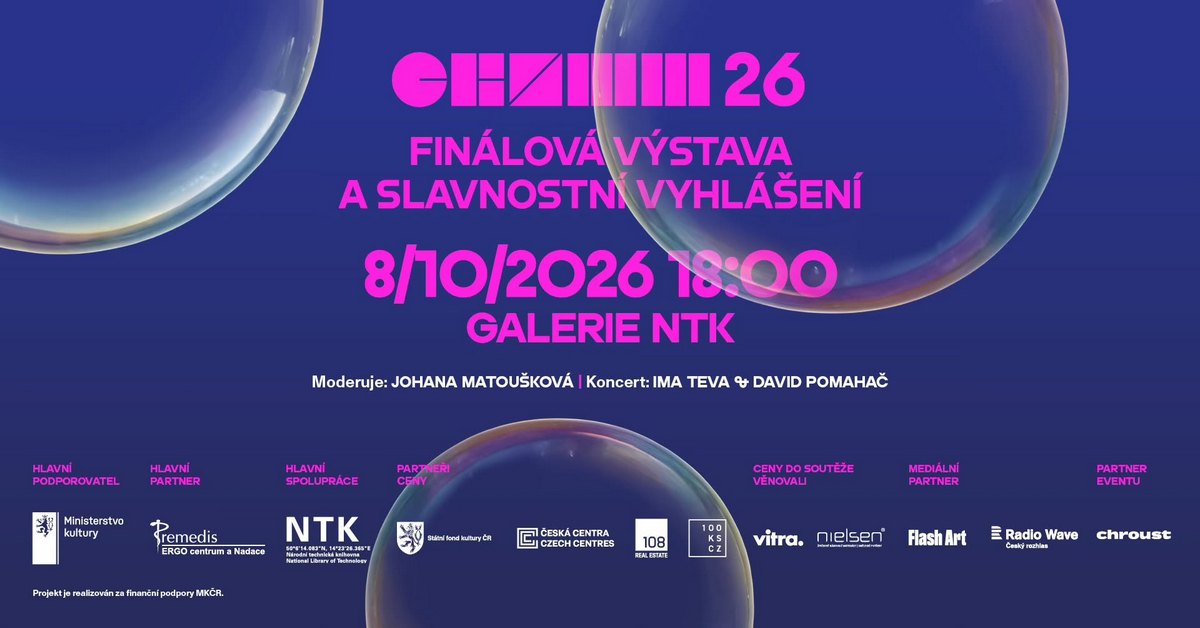 Plak&aacute;t k v&yacute;stavě Cena kritiky za mladou malbu