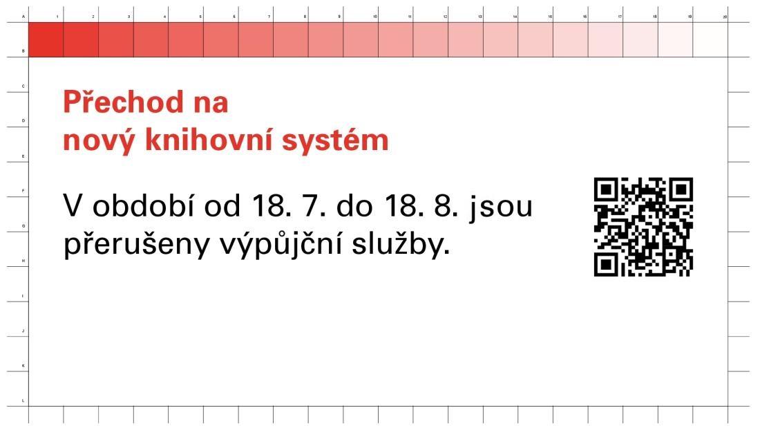 Přech&aacute;z&iacute;me na nov&yacute; knihovn&iacute; syst&eacute;m